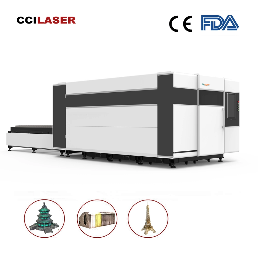 Stainless Steel Metal Laser Cutting Machine 2000W with Ipg Max Fiber Laser Source