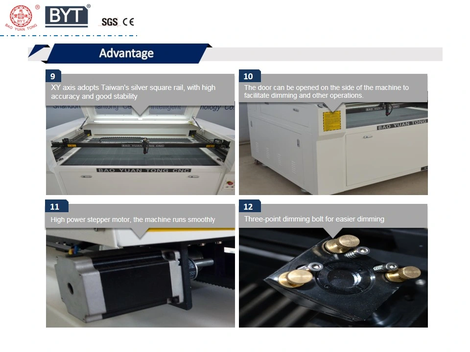 Hot Sales Laser Cutting and Engraving Machine for Plastic Wood Cloth Rubber