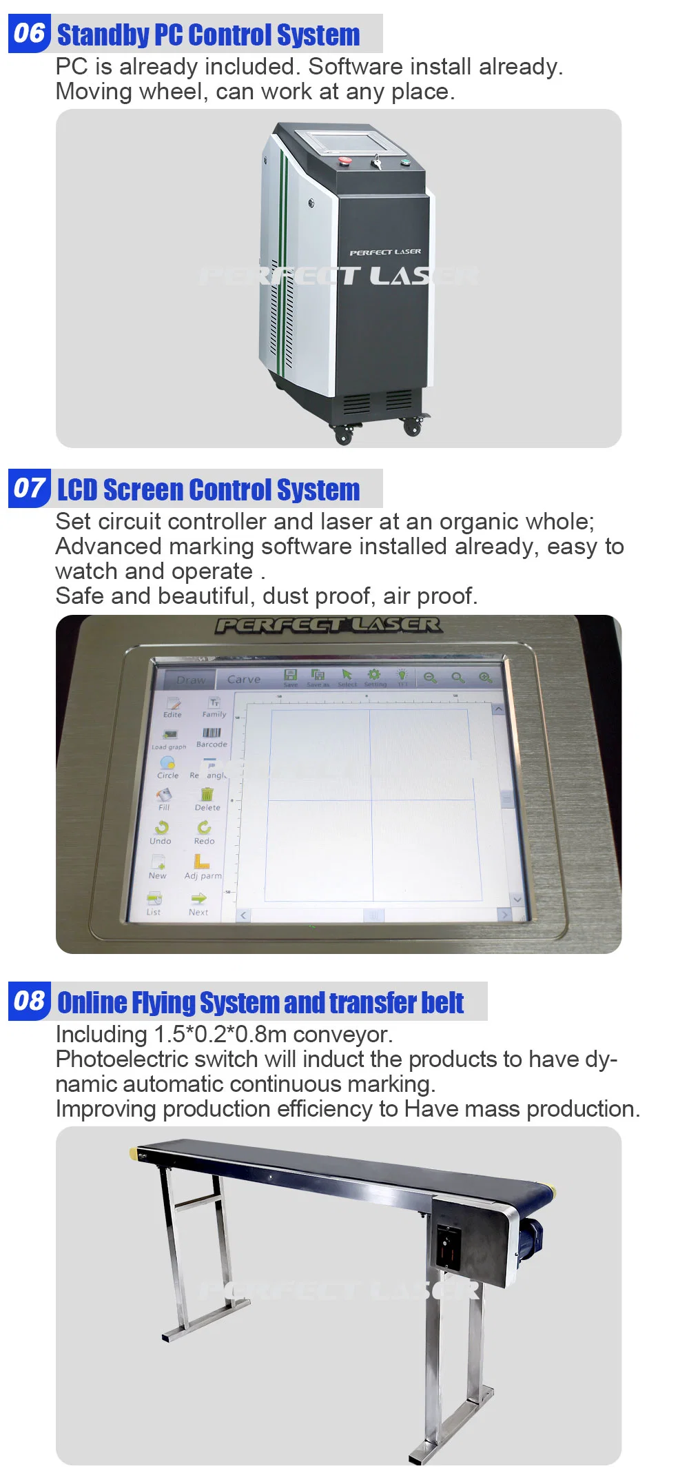 Online Flying Expiry Date CO2 Laser Marking Machine for Bottles