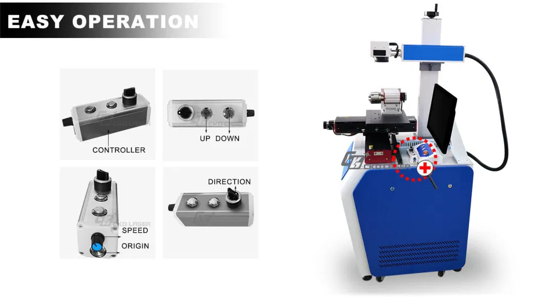 Elevate Your Marking Standards: 4-Axis Laser Machine for Rotary Cylinder or Industrial Applications