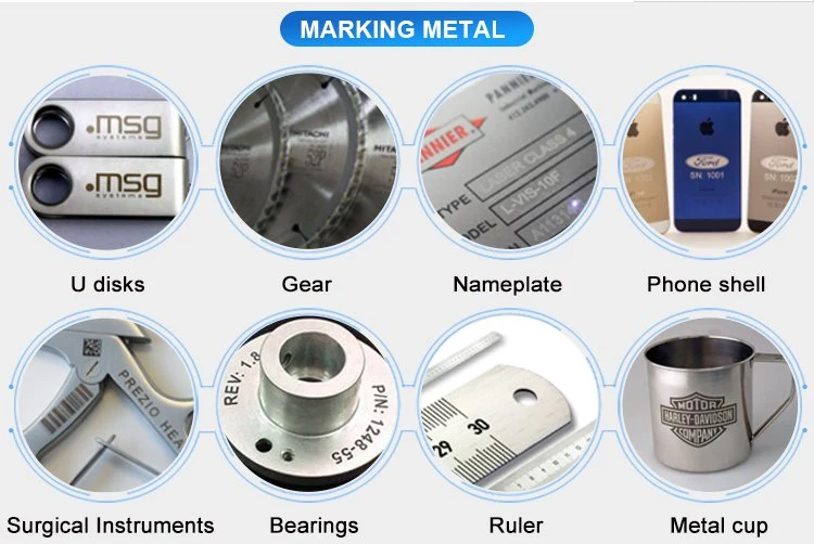 CO2 Portable Laser Marking Machine for Wood Paper 20W 30W 100W