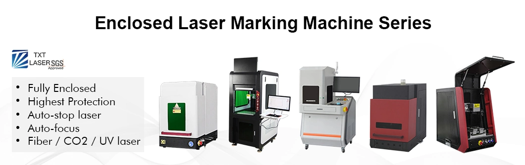 Class 1 I Sealing Enclosed Closed Type Inclosed Enclosure Galvo Laser Engraver with Highest Cdrh Safety Full Protection