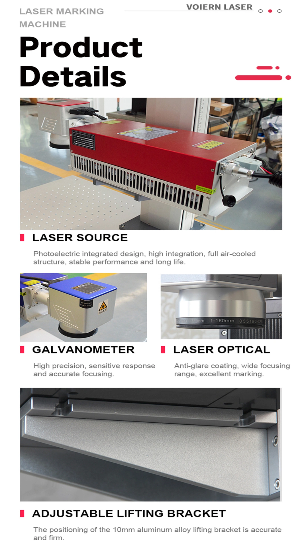 3W 5W UV Laser Marking Machine for Medicine and Dead Hole Processing