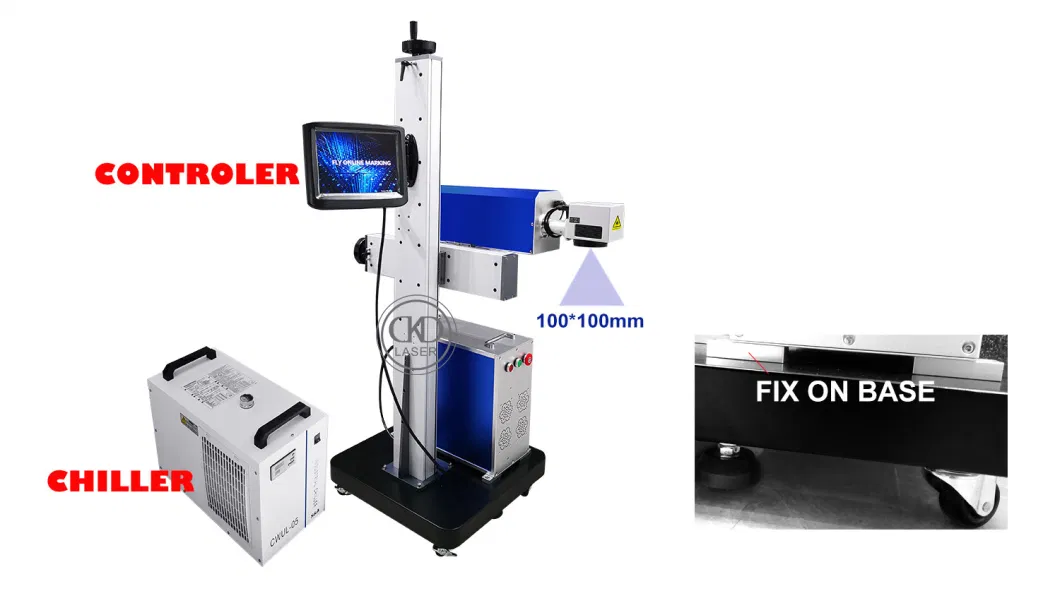 15% off Online Fly CO2 Laser Marking Machine for Produce Date Numbers