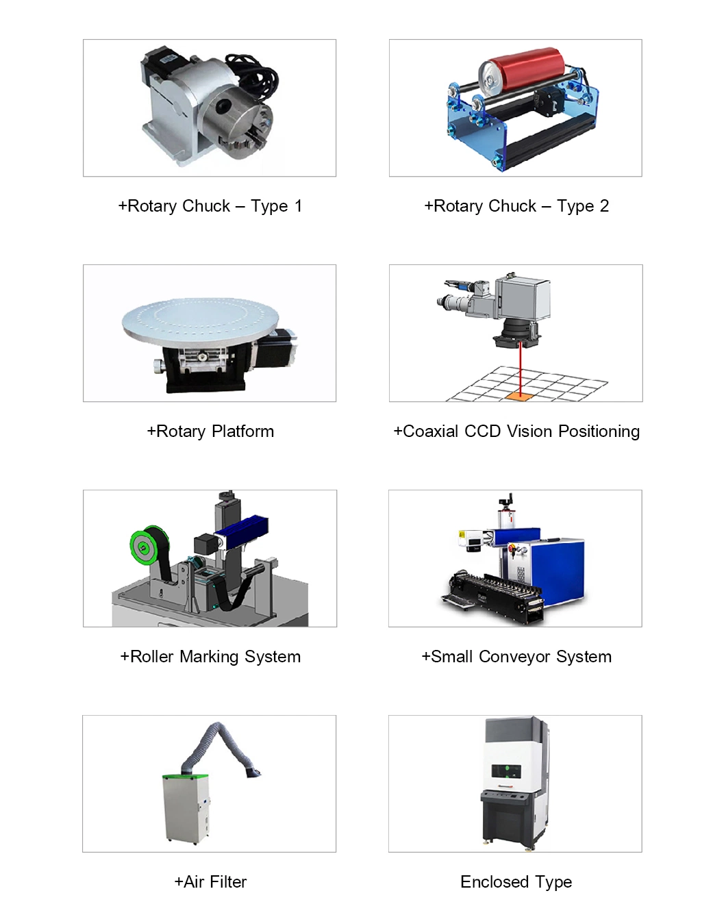 Multiple Choice CO2 Metal Laser Marking Machine with Closed Laser Tube, Counter Mark Machine