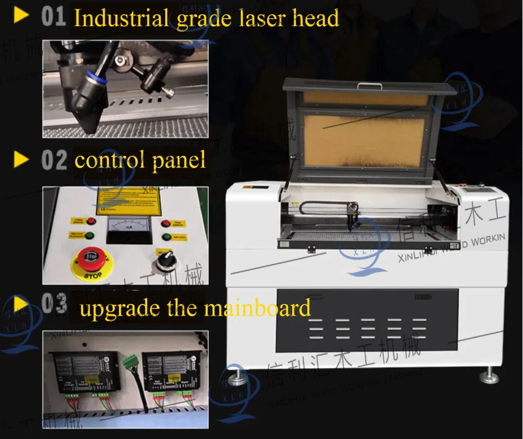 Low Cost Wine Bottles/Glass Cups/Wood Pen CO2 Laser Engraving Machine Metal Marking Machine for Sale Acrylic Sheet Laser Cutting Machine