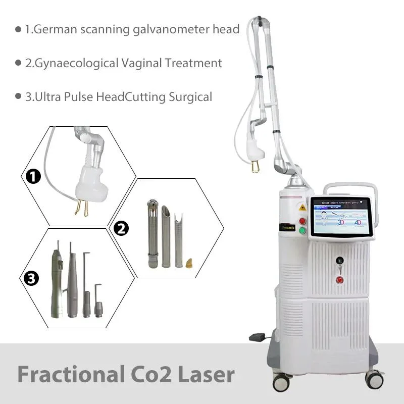 Medical Use CO2 Fractional Laser Skin Resurfacing Beauty Machines for Scar, Stretch Marks, Pigmentation, Wrinkle Removal CO2 Laser