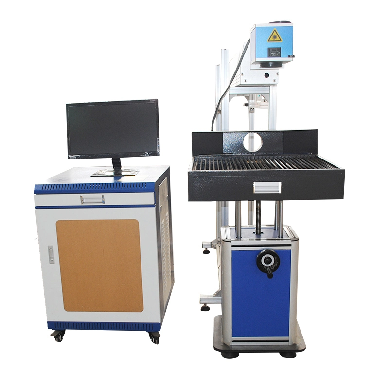 Factory Supply 150W Galvo Head Seperate CO2 Laser Marking Machine for Glass Tube Plastic Cloth Jeans Wood Leather