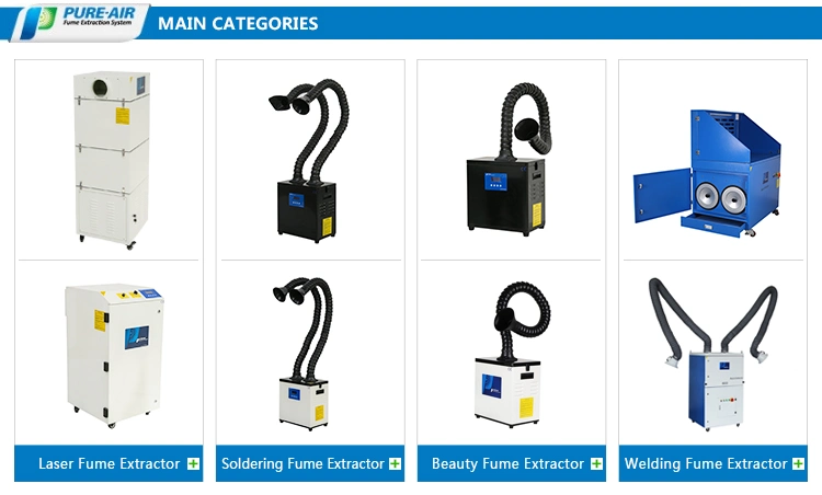 China Manufacture Pure-Air Hot Sale PA-500FS-IQ Vacuum Cleaner For Laser &amp; Soldering