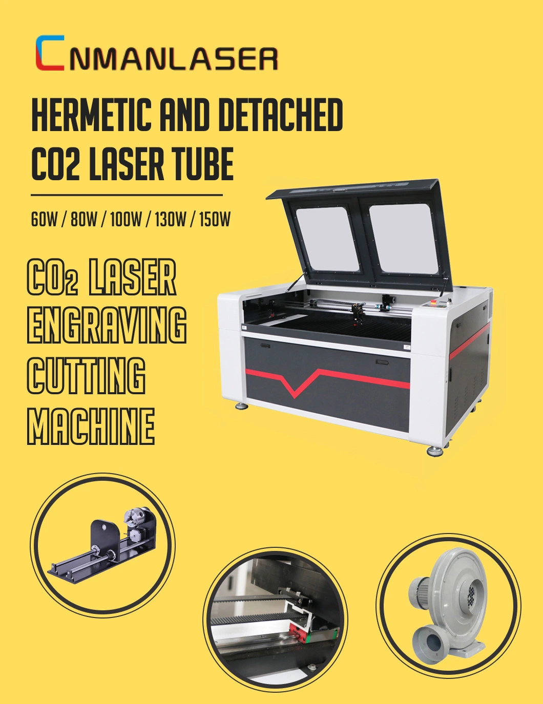 Double Laser Heads 1410 CO2 Laser Engraving Machine Laser Cutting Machine for Wood Acrylic MDF