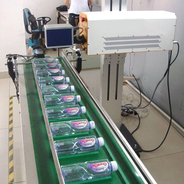 High Speed Davi CO2 Laser Marking Machine for Date/Logo/Time Print on Mineral Water Bottle