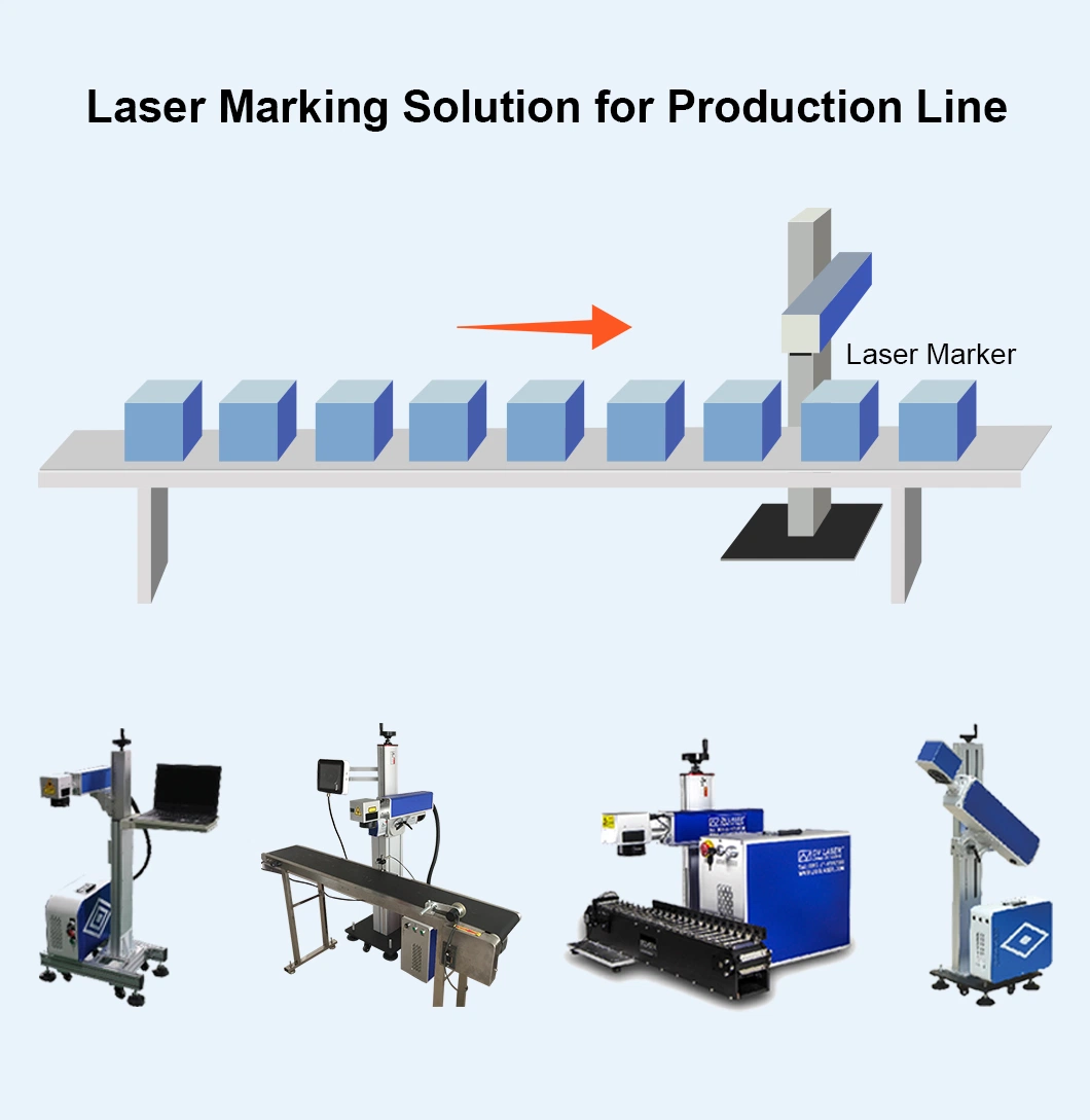 2022 New CO2 Online Flying Laser Marking Machine Conveyor Belt Laser Marking Machine Laser Wire Marking Machine