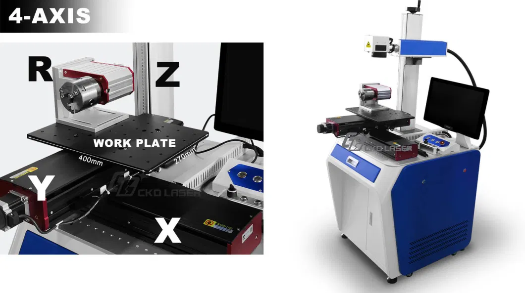 Elevate Your Marking Standards: 4-Axis Laser Machine for Rotary Cylinder or Industrial Applications