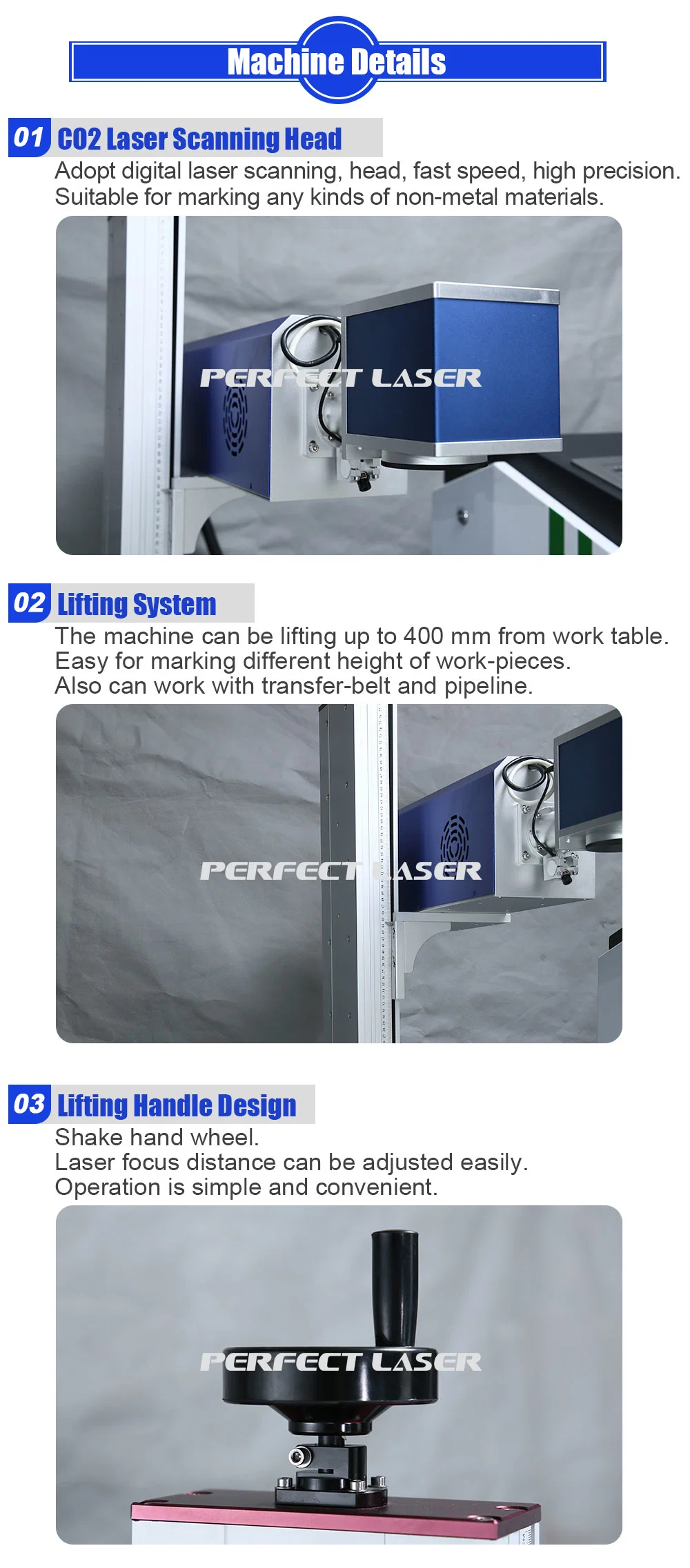 Online Flying Expiry Date CO2 Laser Marking Machine for Bottles