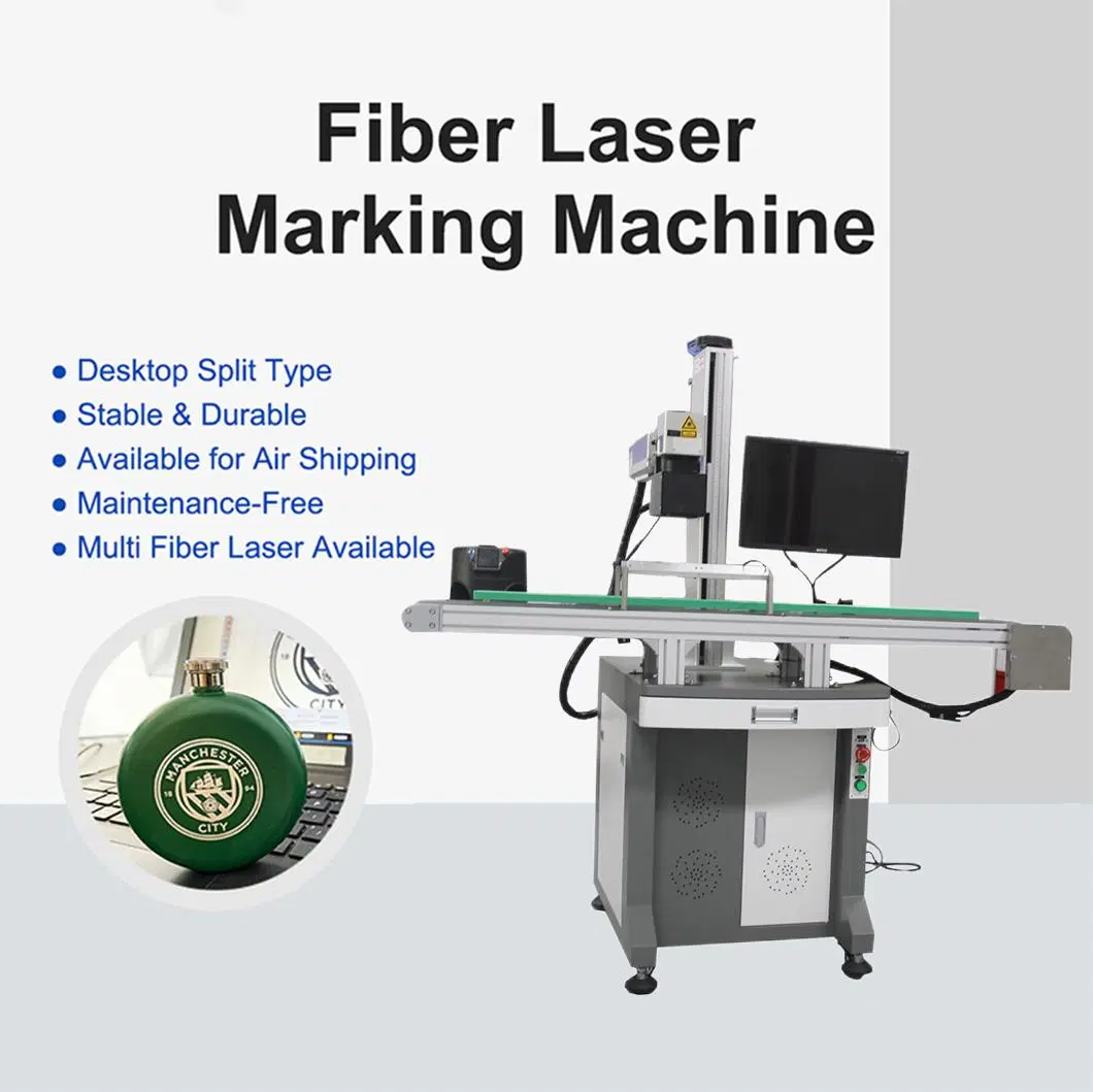 High Quality 20W 30W 50W 100W Raycus Ipg Metal Engraving Optical CO2 UV Fiber Laser Marking Machine with Competitive Price