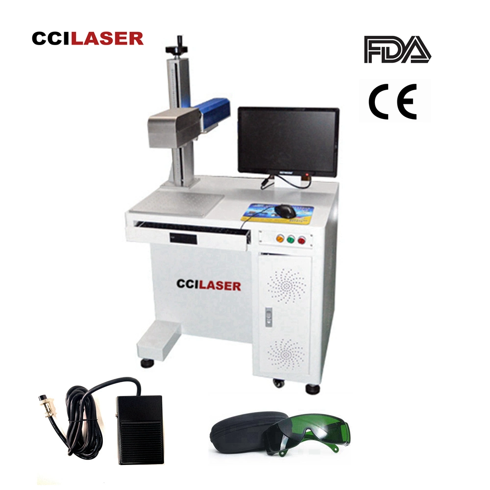 Cci Laser-20W 30W 50W 100 Watts Metal Fiber Laser Marker Engraving Marking Machines Price for Stainless Steel Brass with Ipg/Raycus/Max/Jpt Laser Source