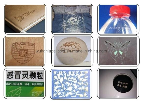 High Speed Davi CO2 Laser Marking Machine for Date/Logo/Time Print on Mineral Water Bottle