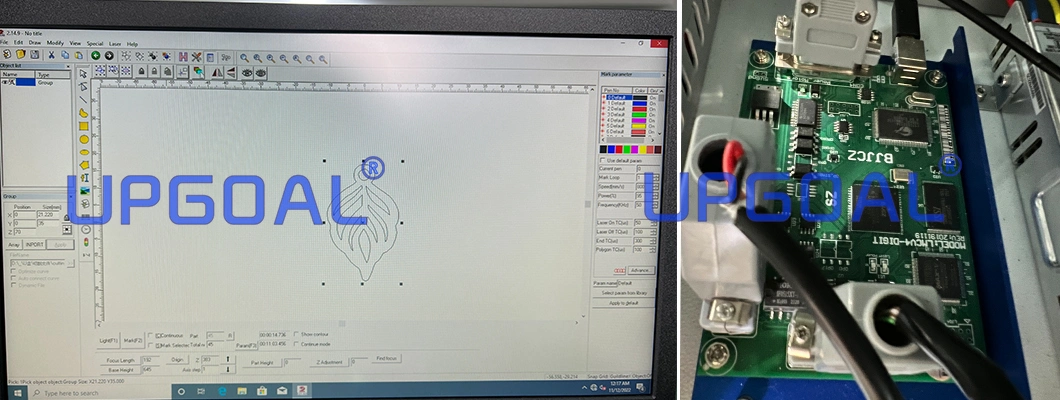 60W RF Tube CO2 Laser Marking Engraving Machine for Rubber Wristband/Wood/Acrylic