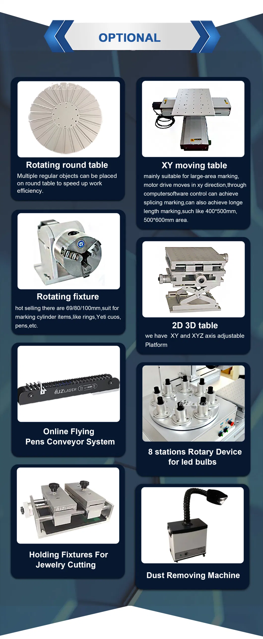 CO2 Laser Marking Machine with Conveyor Belt for Pen Marking Engraving