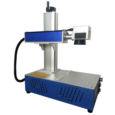  Ротационная лазерная маркировка 3D Mini Metal Portable CO2 Optical Fiber Laser Marking Машина
