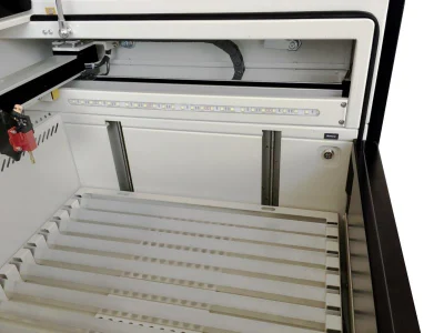 Smart поворотного устройства 3050 4570 6090 60W/80 Вт/RF30W CO2 лазерной резки из закаленного стекла машины с 1200 мм/S гравировка скорость нескольких интерфейсов