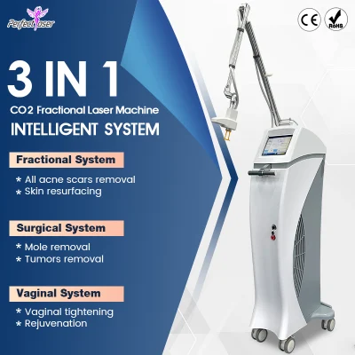  CE/FDA/RoHS CO2 Лазерное влагалище омолаживает кожу Уход за кожей Тight Surgery Stretch Удаление маркировки обработка шрама Femilift Professional лазерный режущий аппарат
