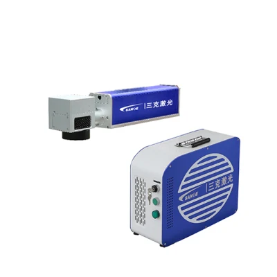 Портативный мини-оптический CO2 10W 30W 60Вт 100W станок для лазерной маркировки