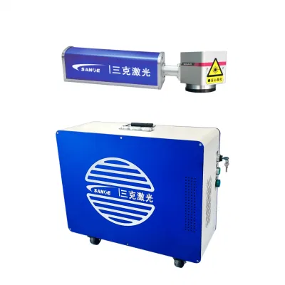 Портативный мини-оптический CO2 10W 30W 60Вт 100W станок для лазерной маркировки