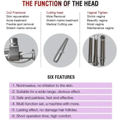 2023 CE Professional Salon Use Scar Removal Laser CO2 Fractional Лазерный CO2 Портативный станок для удаления растяжек