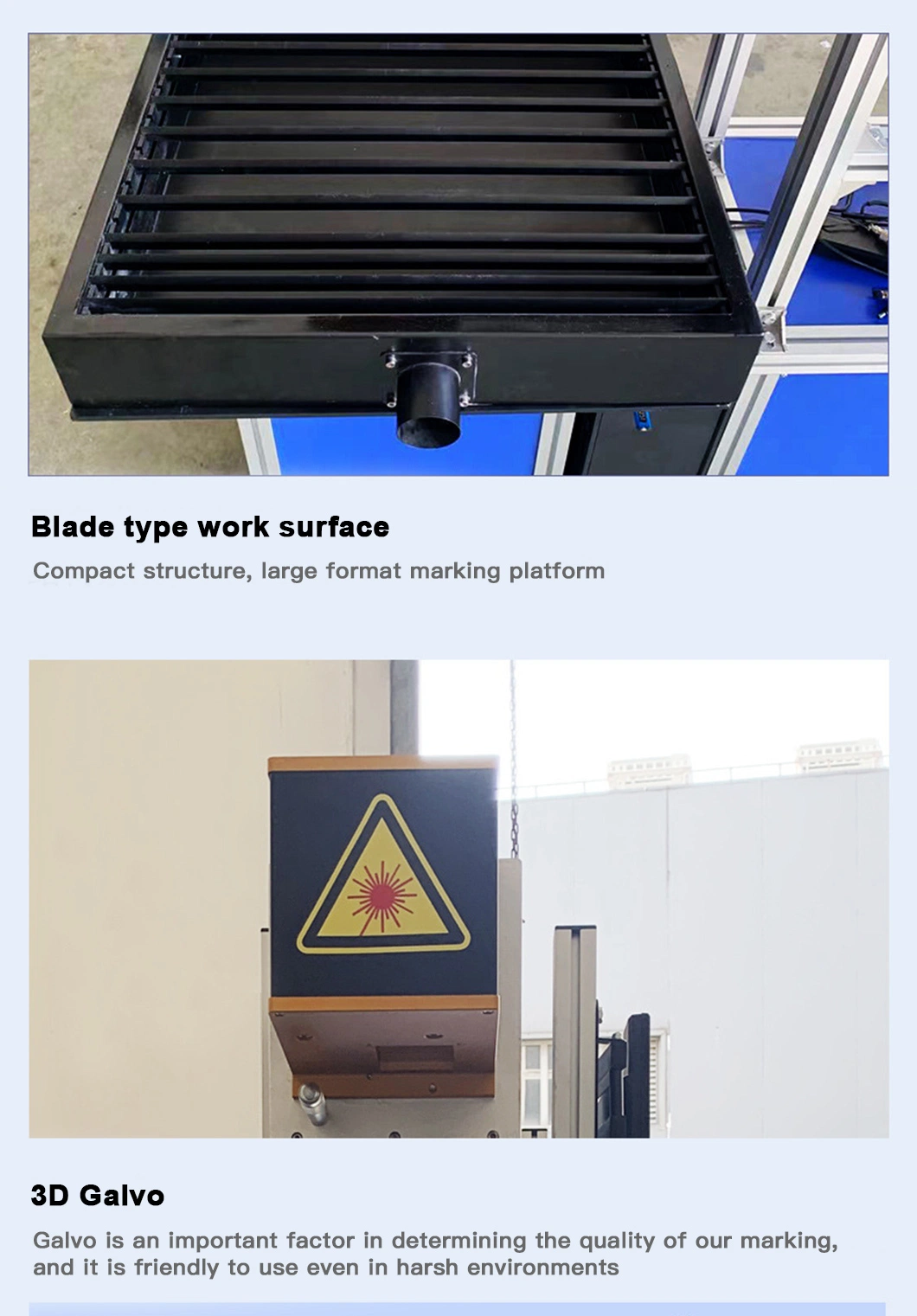 CO2 Glass Tube Laser Marking Machine by 3D Dynamic Focusing for The Arc Surface