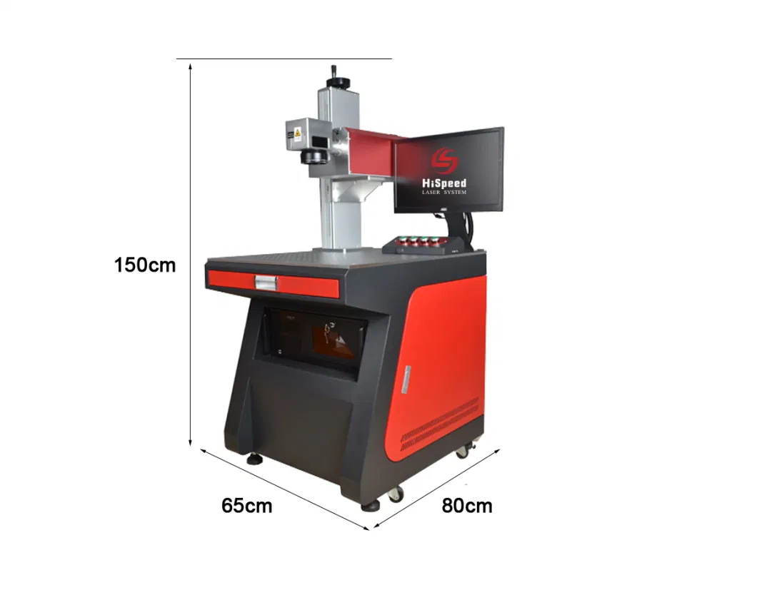 Stable Performance Maintenance Free Desktop 0.6mm Beam Diameter Semiconductor Pulse Keyboard UV Laser Marker