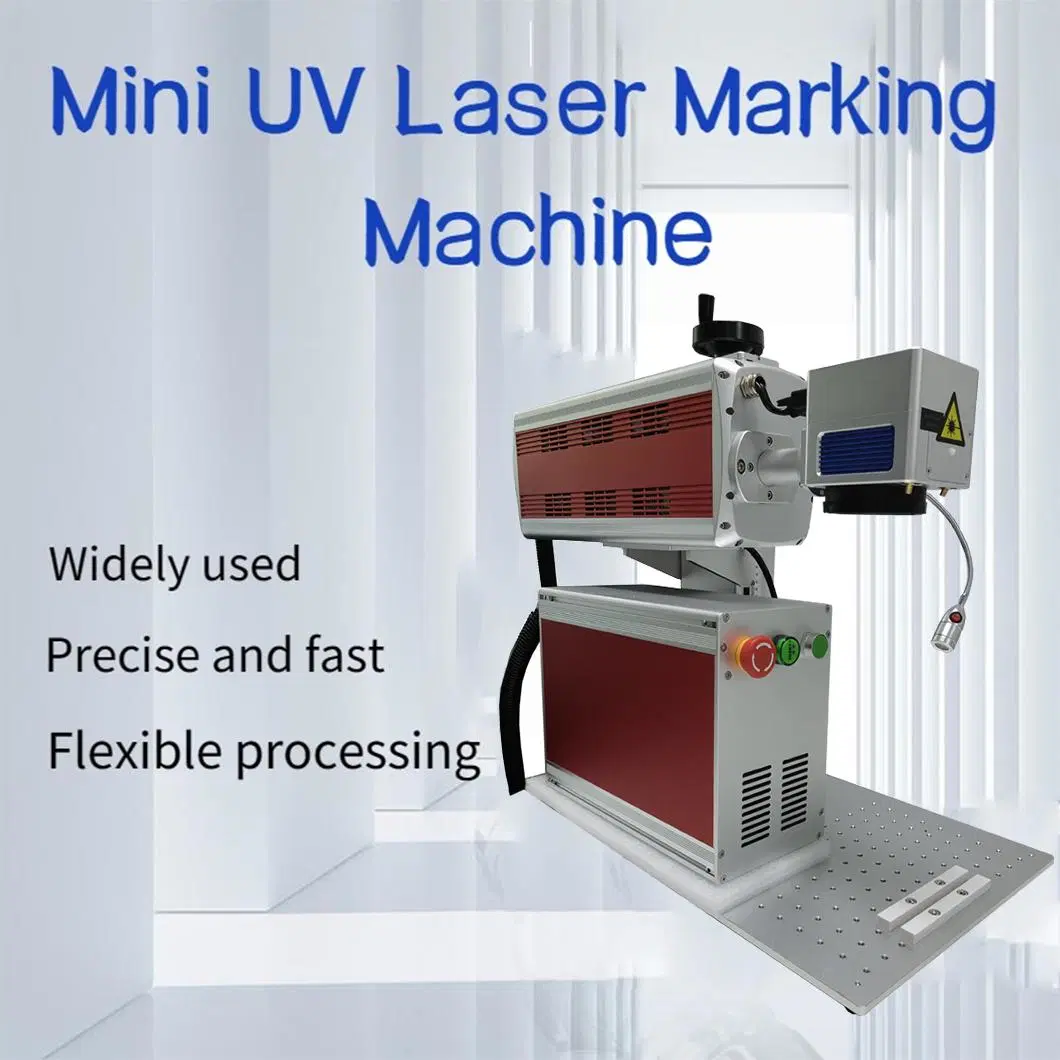 High Efficiency No Consumables 20W 30W 40W 50W 100W CO2 UV Fiber Laser Marking Machine for Metal Deep Engraving and Drilling with CE