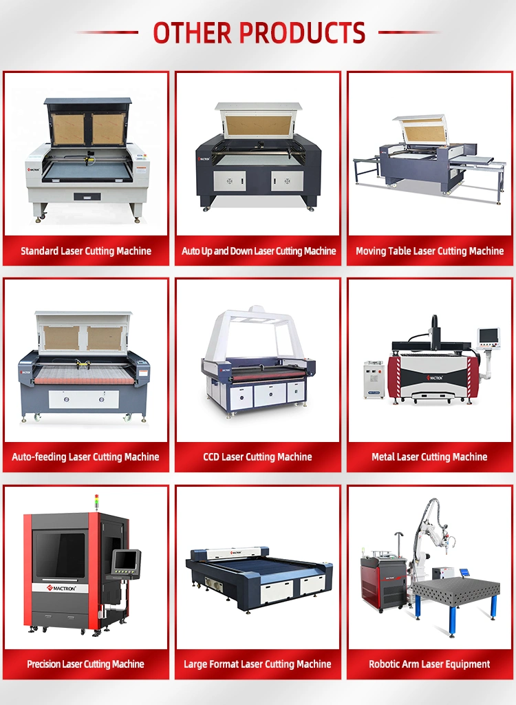 Industry Laser Equipment CO2 Laser Cutting Machine for T-Shirts