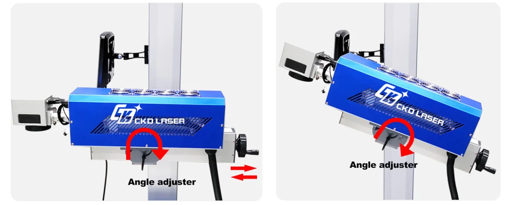 Expiry Date Coding Logo Printing Number Marking CO2 Laser Flying Machine for Plastic Water Bottle Pharmaceutical Cosmetics Food PE PP Numbering Cable Marker