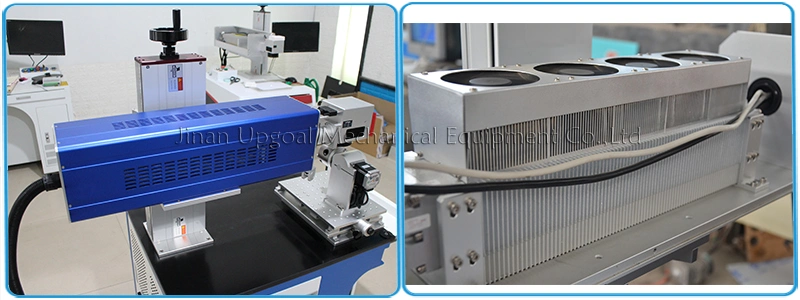 30W Metal RF Laser Tube CO2 Laser Marking Machine with Rotary Device