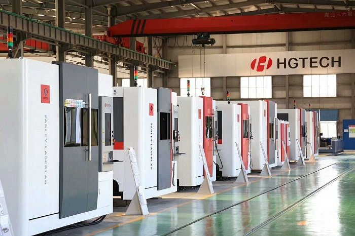 Hglaser High Efficiency Online CO2 Flying Fiber Laser Marking Machine and Laser Engraving Machine with CE Certificate for Nonmetals and Some Metals
