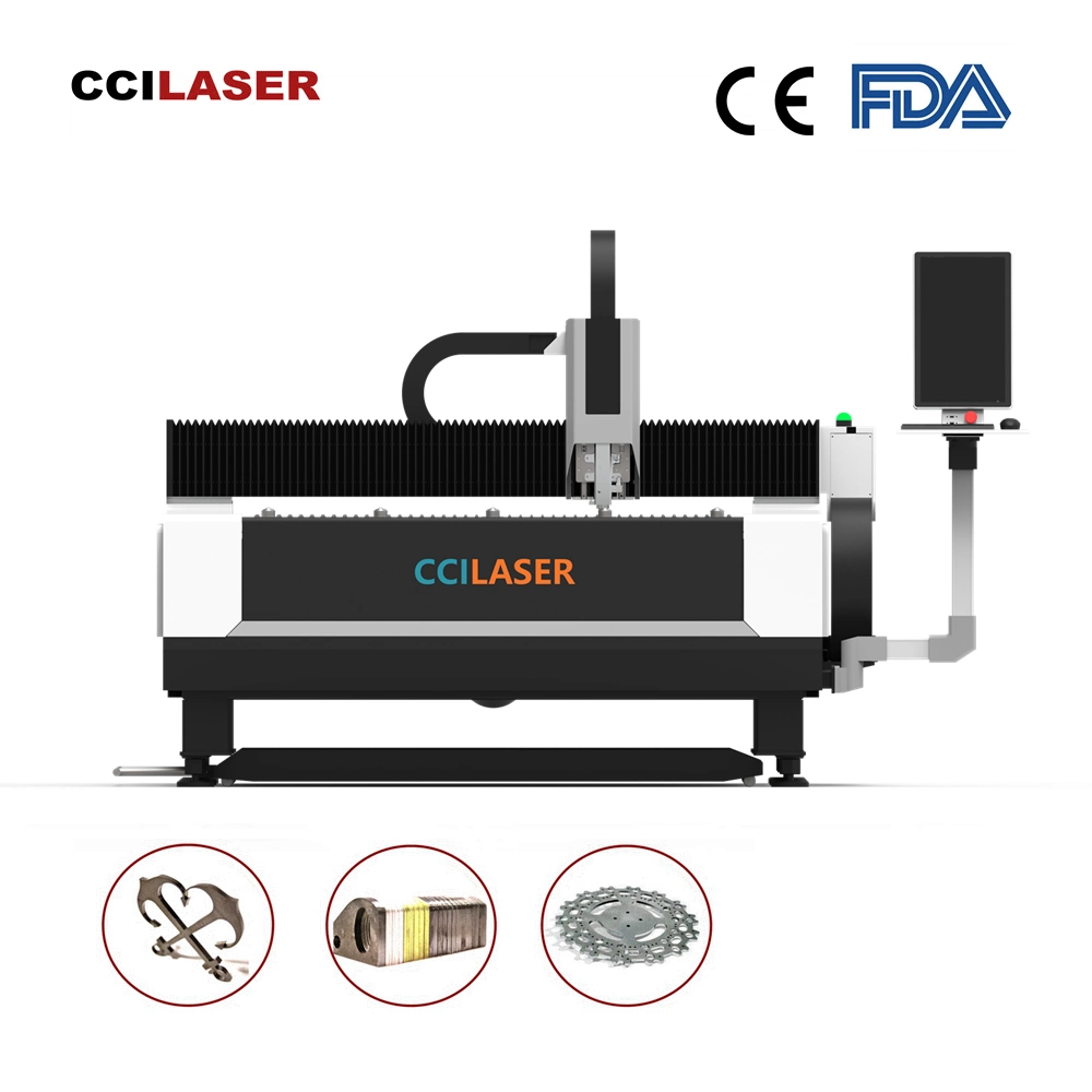 CNC Fiber Laser Cutting Machine Laser Cutter Machine Metal Laser Cutting Machine Raycus Laser Source CNC Laser Cutting Machine and Sample Marking Ipg Max