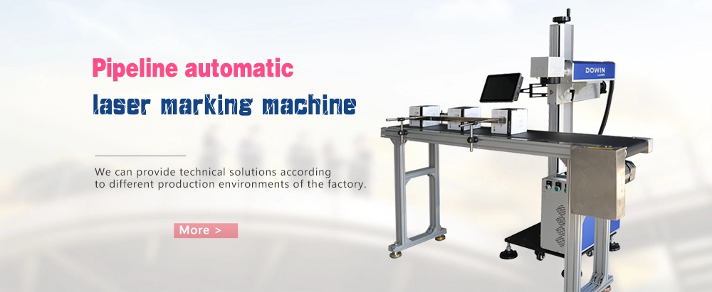 PVC Pipe laser Marker Printing Machine Price Online Flying CO2 Laser Marking Engraving Machine for PVC Pipe with Touch Screen