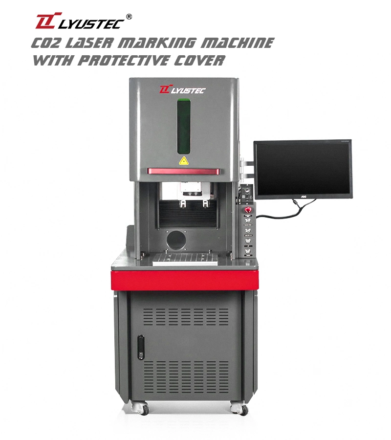 High Speed CO2 Laser Marking Machine on Fabric