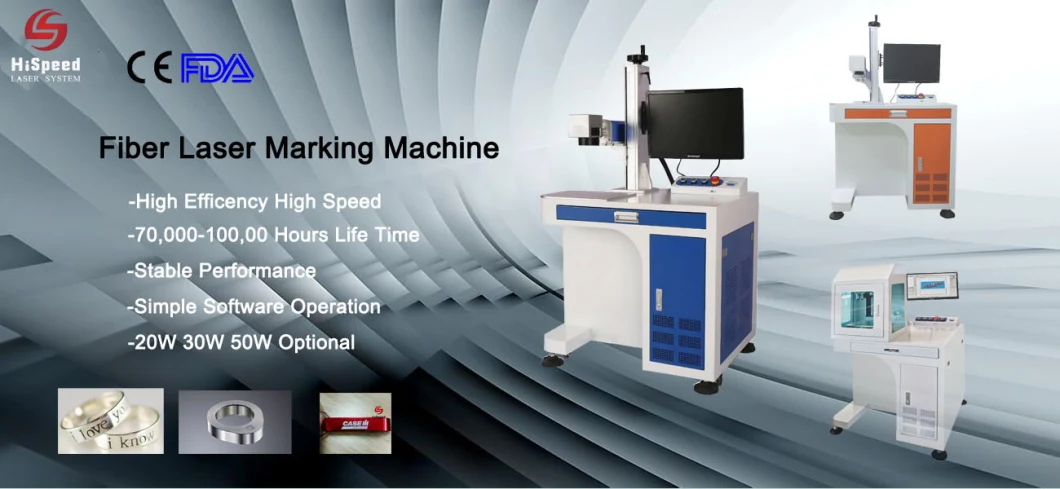 High Precision X Y Z Axis Table Foot-Switch Fiber Laser Portable Marking Machine for Steel and Metal Parts