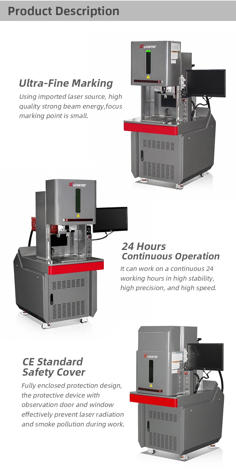 High Speed CO2 Laser Marking Machine on Fabric