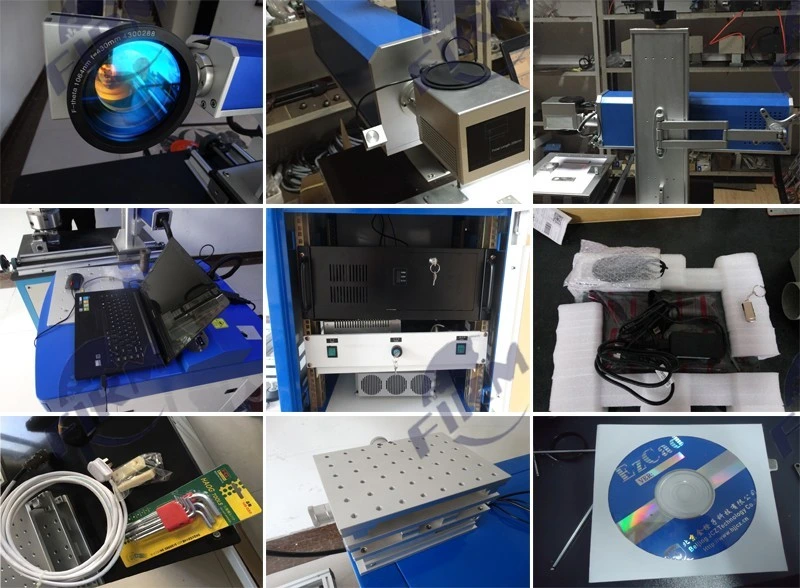 20W Portable Mini UV Fiber Laser Marking Machine for Meet Sheet