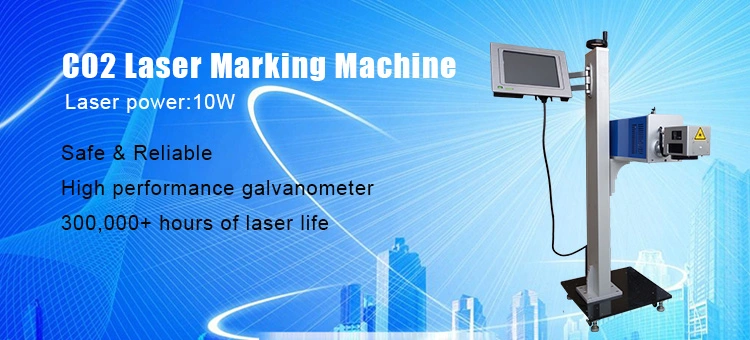 Leadjet 10W CO2 Laser Production Date Marking Machine Laser Printer Manufacturer