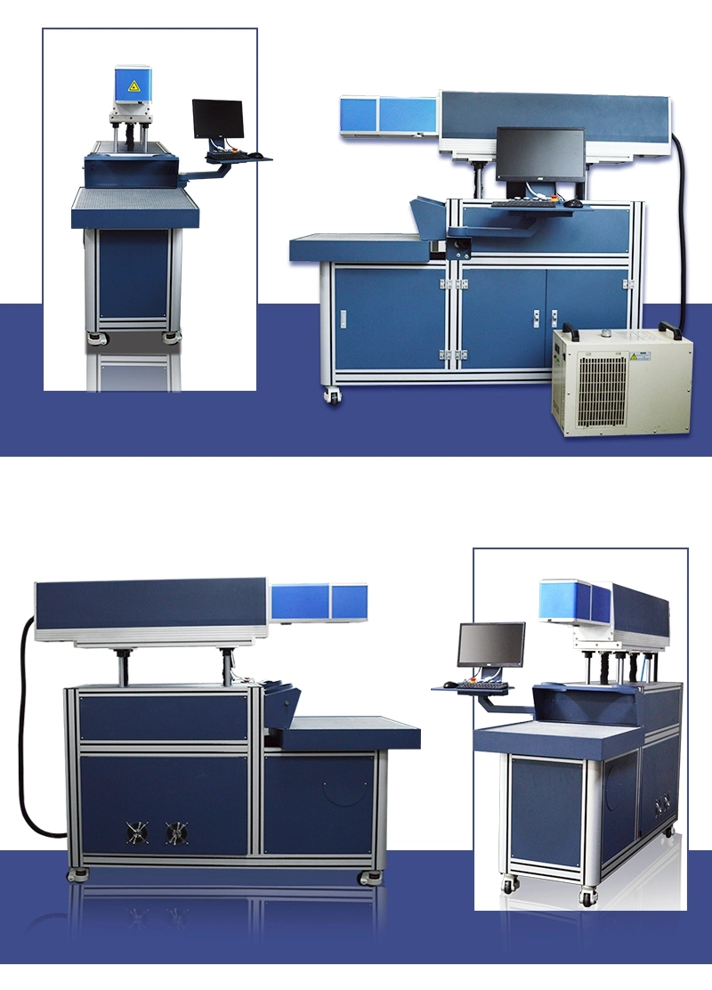 300W 3 Axis Laser Engraving Marking Machine with CO2 RF