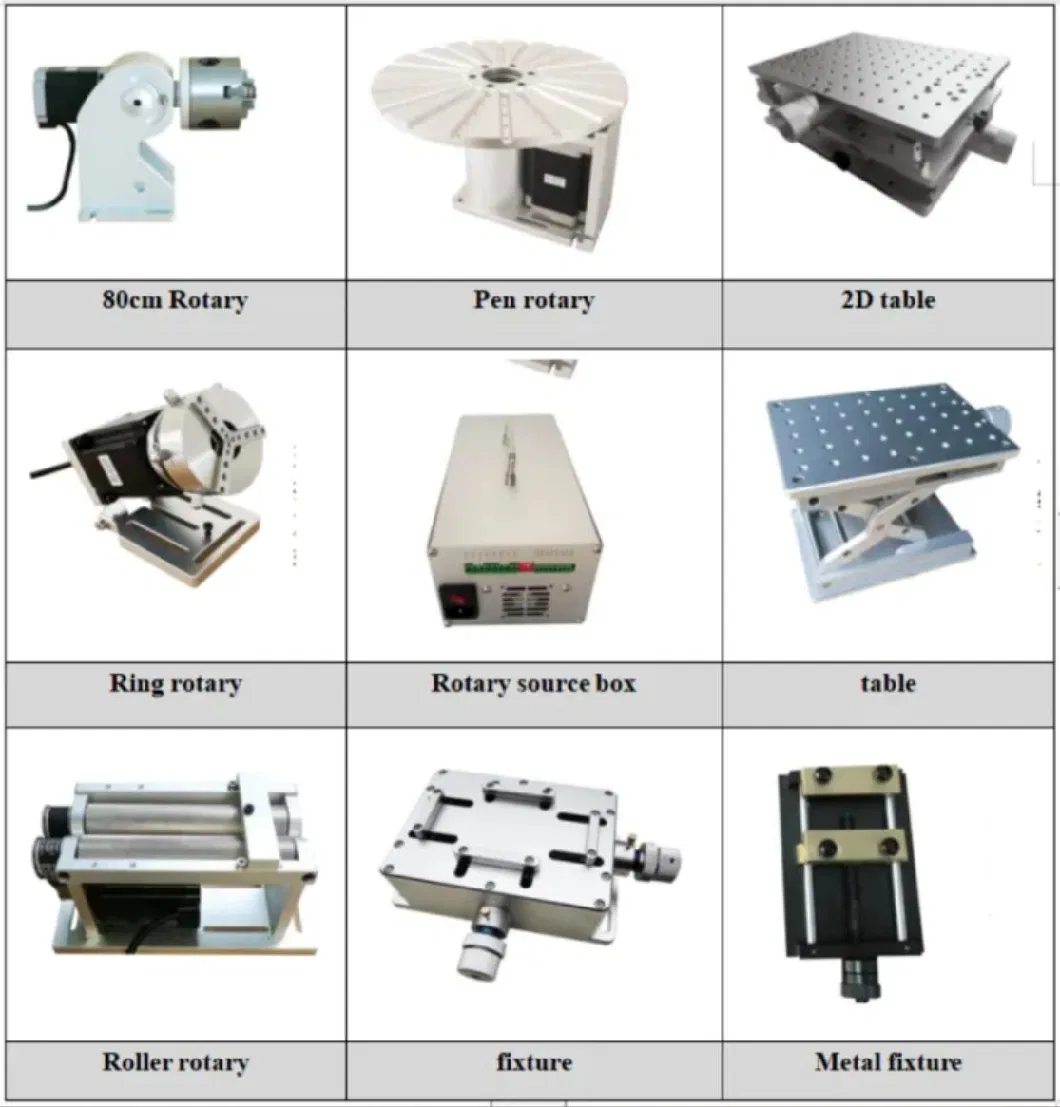 20W 30W 50W Raycus Laser Power Fiber Laser Marking Machine