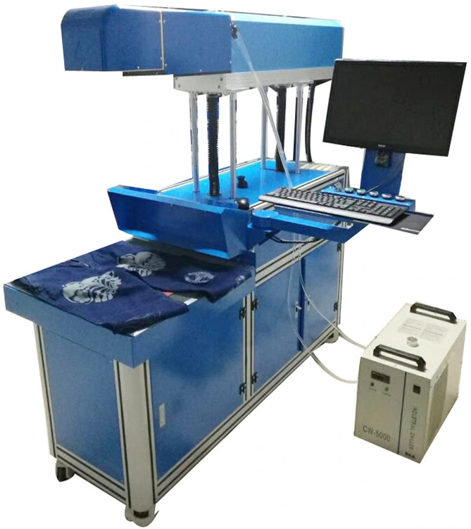 30W 60W 3D Dynamic CO2 Laser Marking Machine for ABS/PVC/PMMA/Glass/Leather/Wood/Acrylic