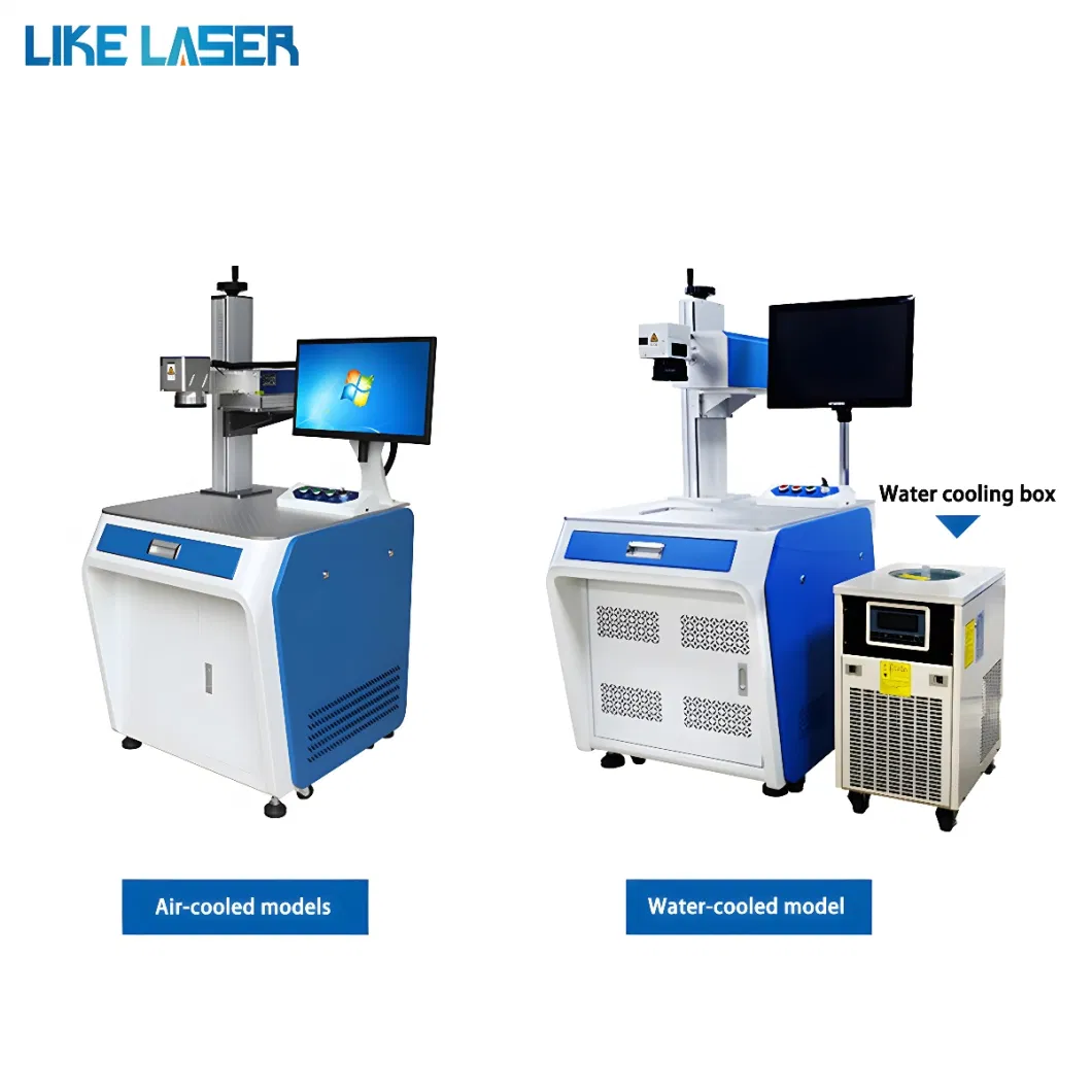 UV Laser Marking Engraving Machine TFT LCD 3W 5W 10W No Tactile Marking Effect Laser Marker for Earphone