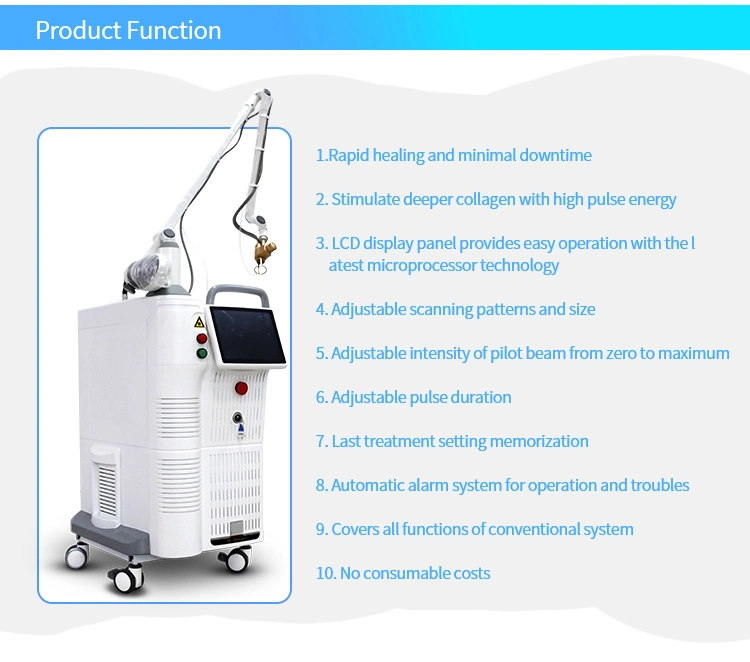 Face a Keloid Scar Pimple Fractional CO2 Laser Stretch Marks Acne Removal Machine