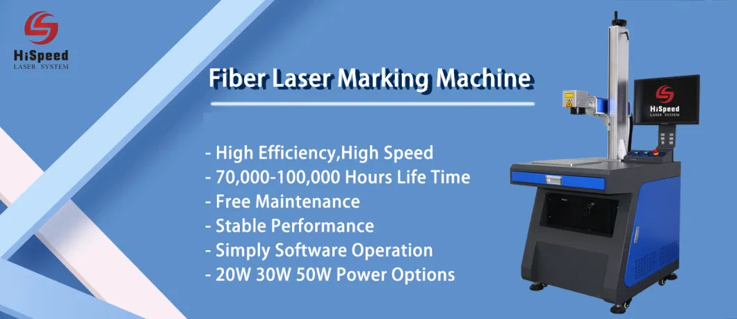 20W Power 1064nm Wavelength Easy Operation Laser CNC Engraving Machine