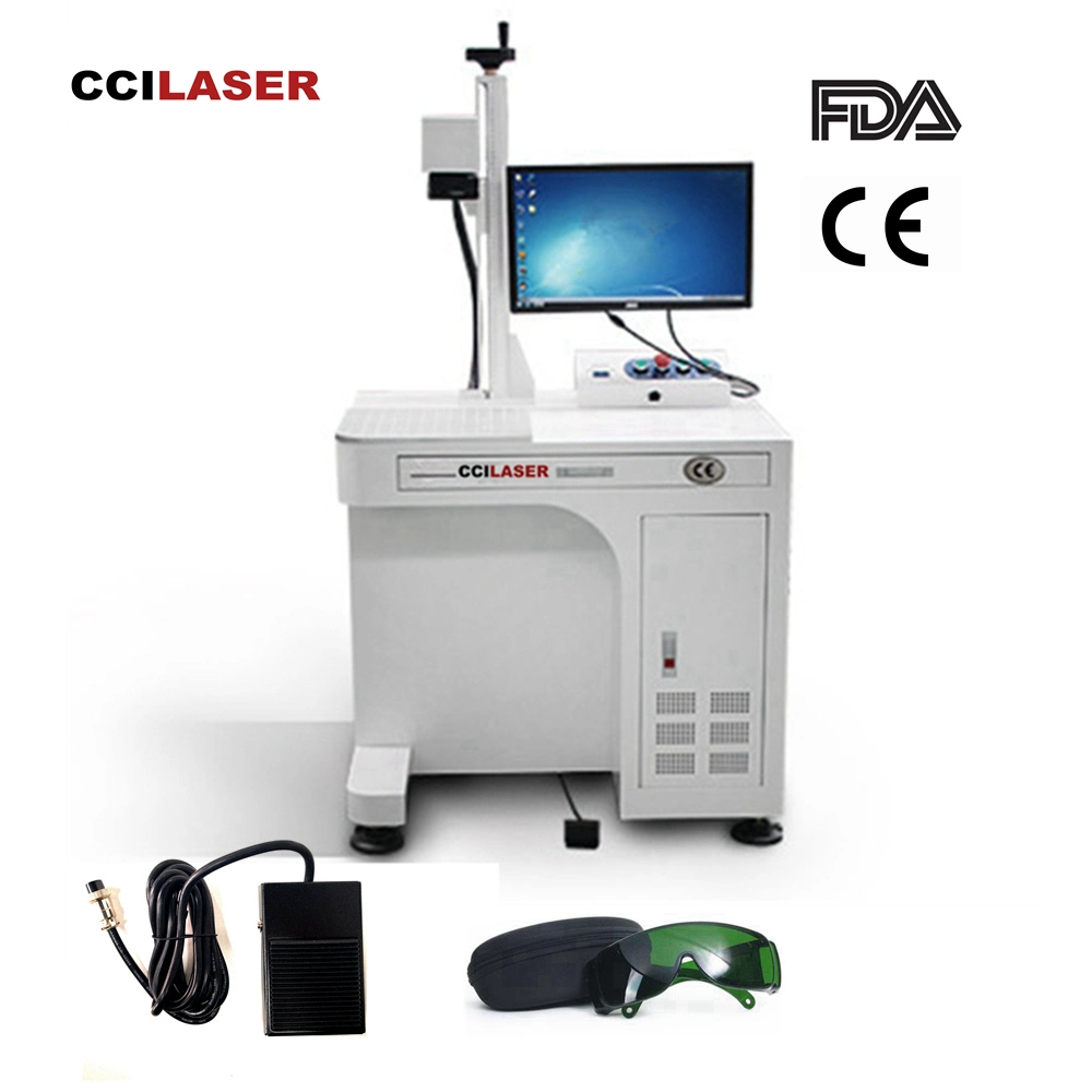 20W 30W 60W UV/CO2/Fiber Laser Marking Machine for Metal/Leather/Wood/Acrylic/Glass/Rubber/Plastic